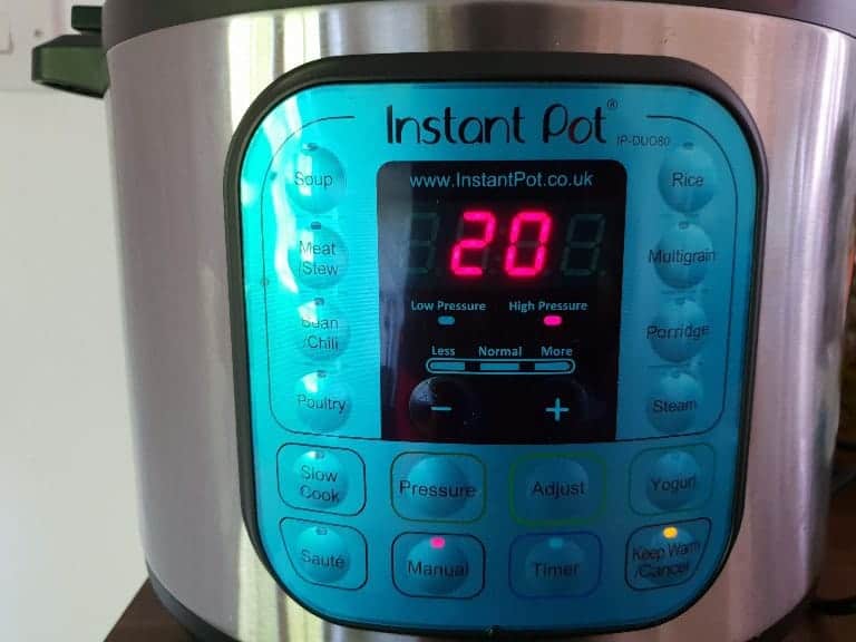 instant pot ribs 20 mins timer on instant pot
