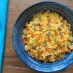 Beef and pepper couscous