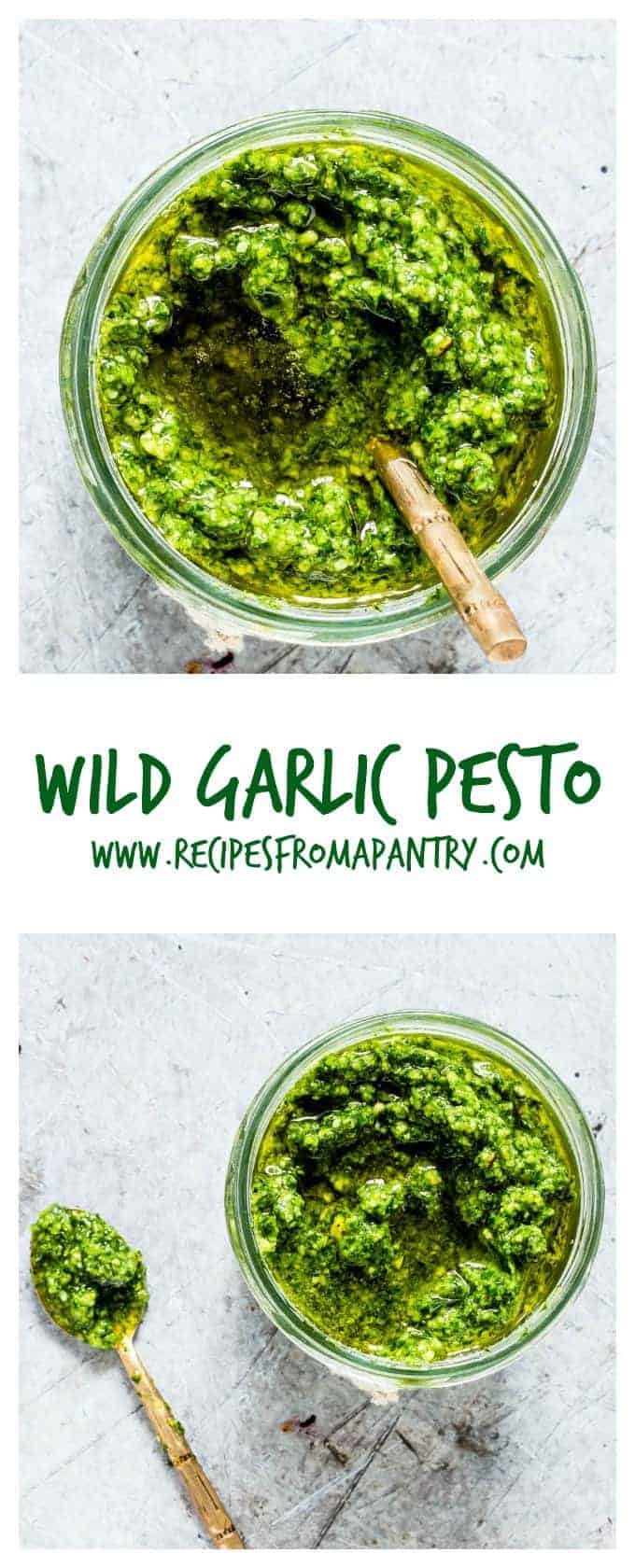 Ramps Pesto Recipe / Wild Garlic Pesto Recipes From A Pantry