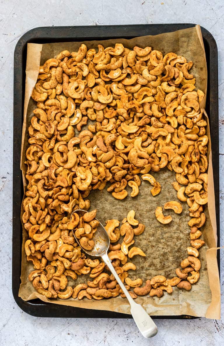 Spicy Roasted Cashew Nuts How To Roast Cashews Vegan Gluten Free