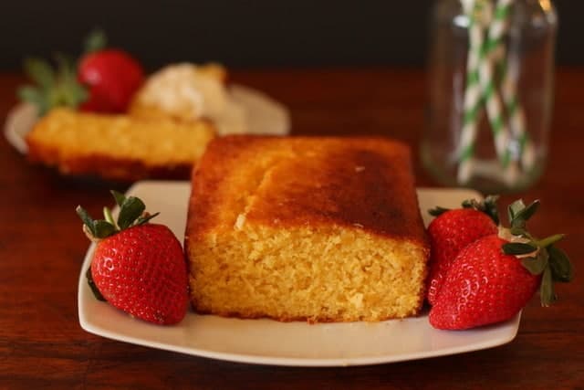 Marmalade Coconut Semolina Cake