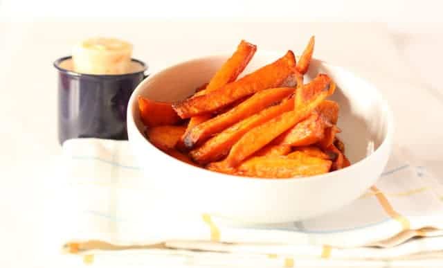 Baked Sweet Potato Fries @ Recipes From A Pantry