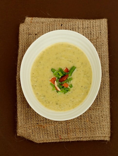 Cardamom, Almond and Courgette Soup {Vegan, Paleo}