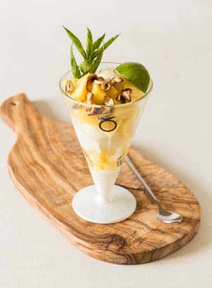 Cashew, Lime and Pineapple Sundae – Sierra Leone Flavours