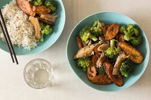 Plaintain and Broccoli Stir Fry @ Recipes From A Pantry