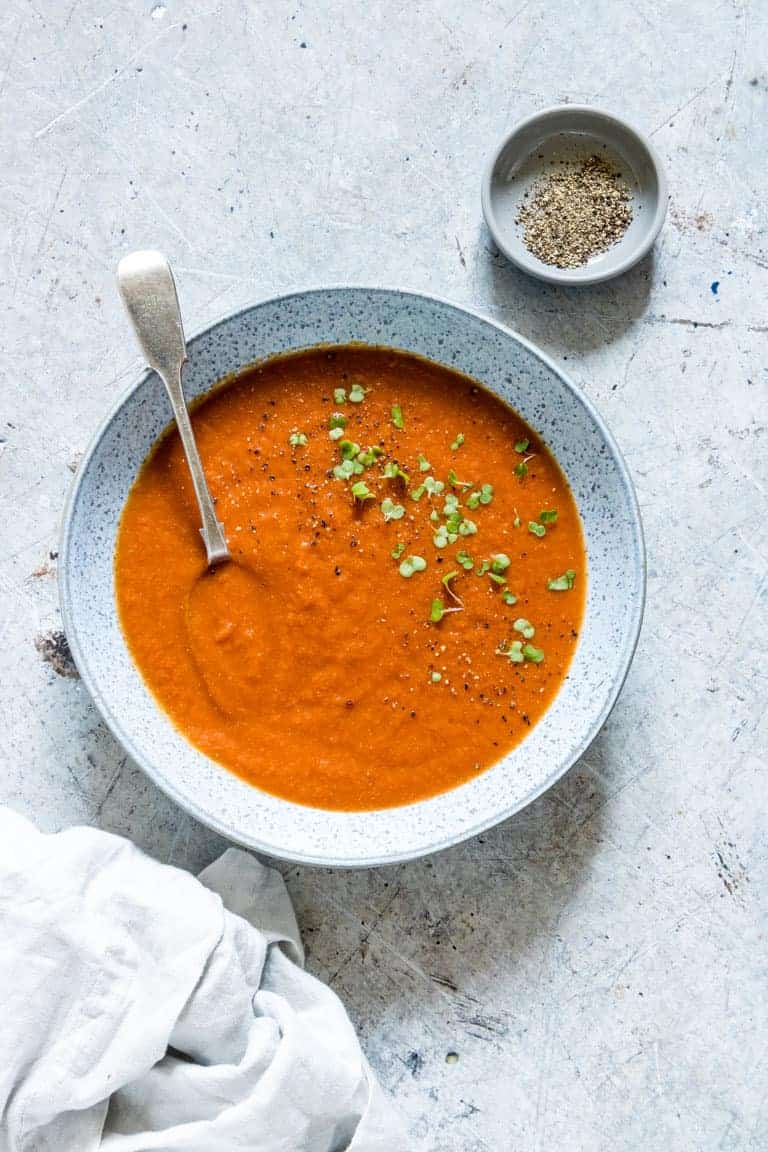 Easy Slow Cooker Tomato Soup | Recipes From A Pantry