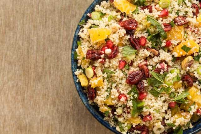 Pistachio Pomegranate Couscous Salad Recipe | Recipes From A Pantry