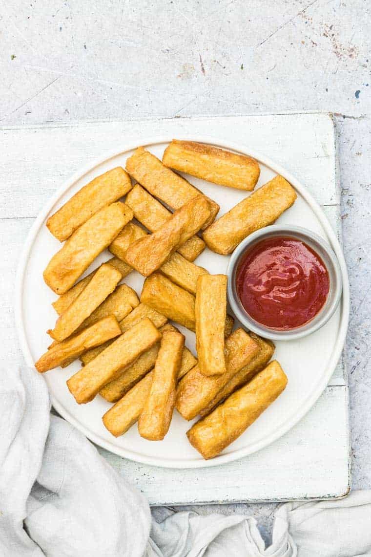 Crispy Polenta Fries (Air Fryer Or Baked)