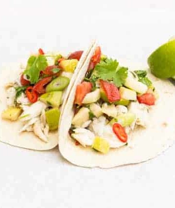Grilled fish taco with guava salsa | Recipes From A Pantry