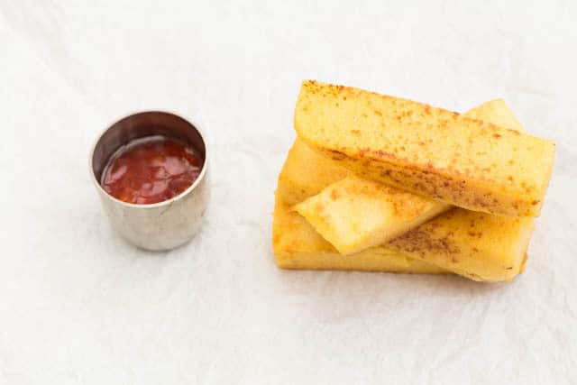 how to make polenta chips {gluten-free}
