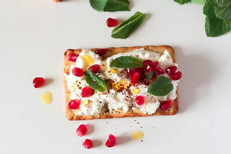 Labneh with Sumac and Pomegranate