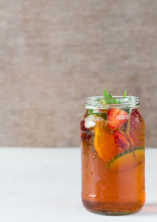 Pimm's no 1 and lemonade cocktail recipe | Recipes From A Pantry