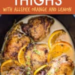 SLOW COOKER CHICKEN THIGHS