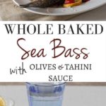 Whole Baked Sea Bass Recipe | Recipes From A Pantry