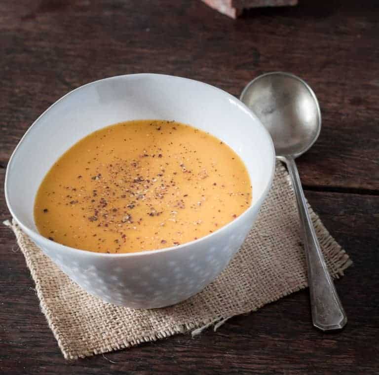 Butternut Squash and Peanut Butter Soup | Recipes From A Pantry