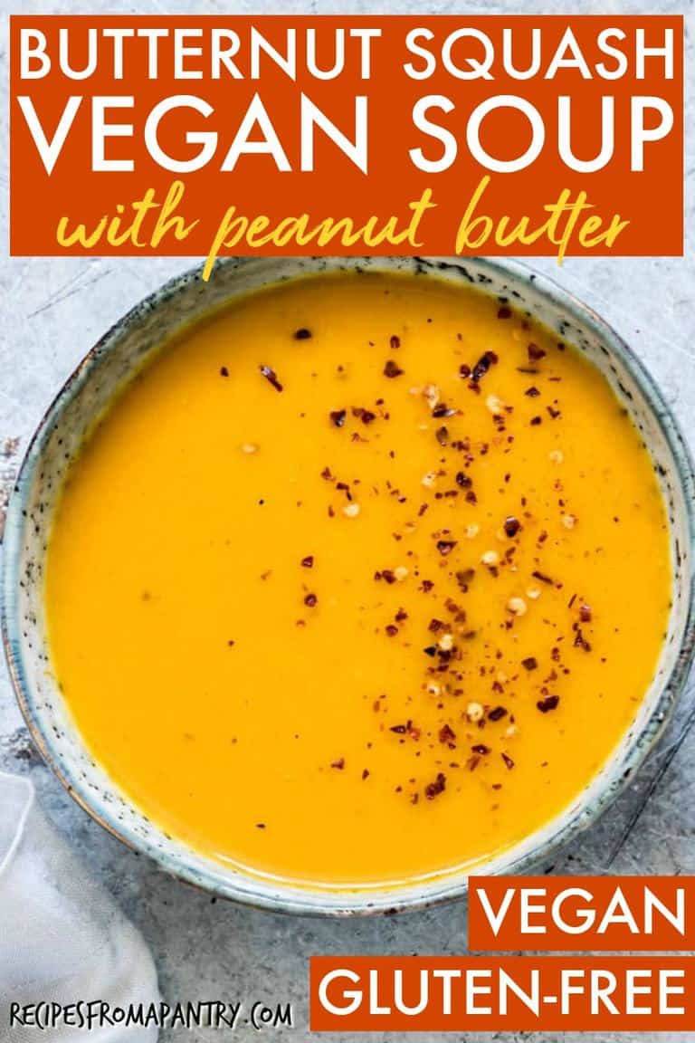 Peanut Butter Butternut Squash Soup | Recipes From A Pantry