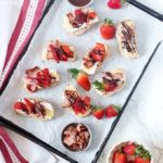 Bacon, Cheese and Chocolate Bruschetta - Recipes From A Pantry