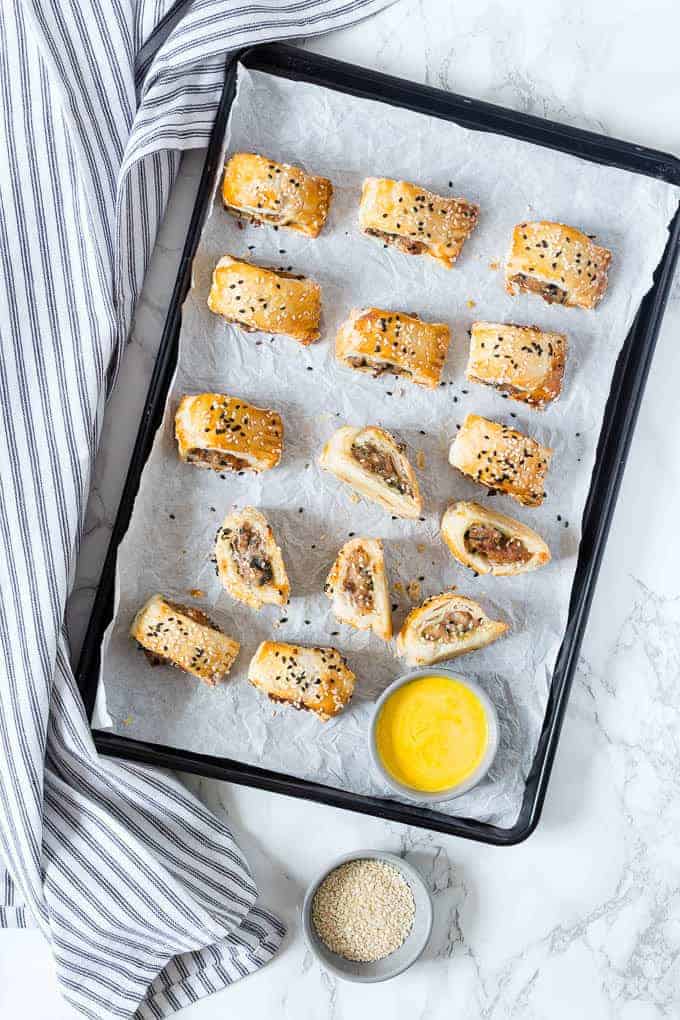 Wild Garlic Sausage rolls | Recipes From A Pantry