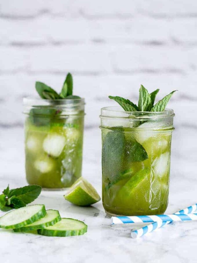 Matcha Cucumber Cocktail Story