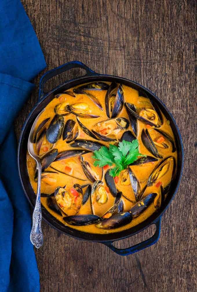 Easy Mussel Curry