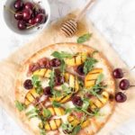 grilled peach cherry and parma ham pizza-4 | Recipes From A Pantry