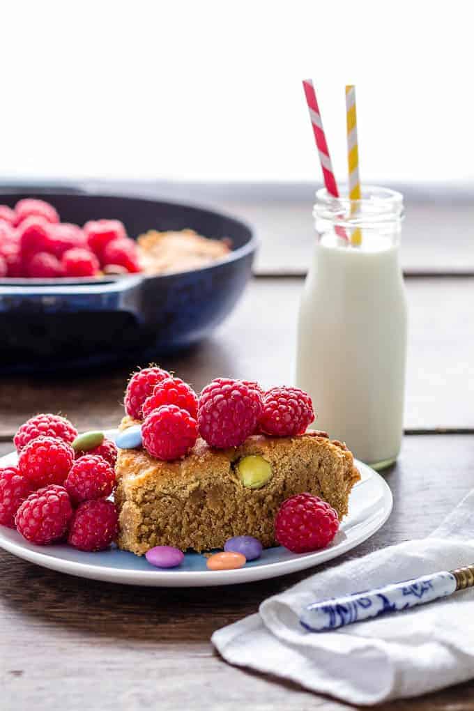 Easy Peanut Butter Skillet Cookie