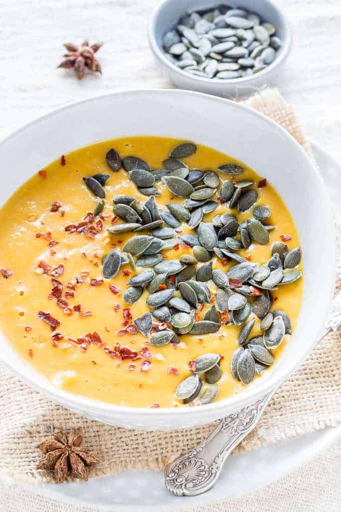 Star ANise Butternut Squash Soup | Recipes From A Pantry