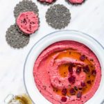 Beet Hummus In A Bowl | Recipes From A Pantry
