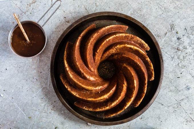Orange Bundt Cake With Salted Whisky Caramel | Recipes From A Pantry