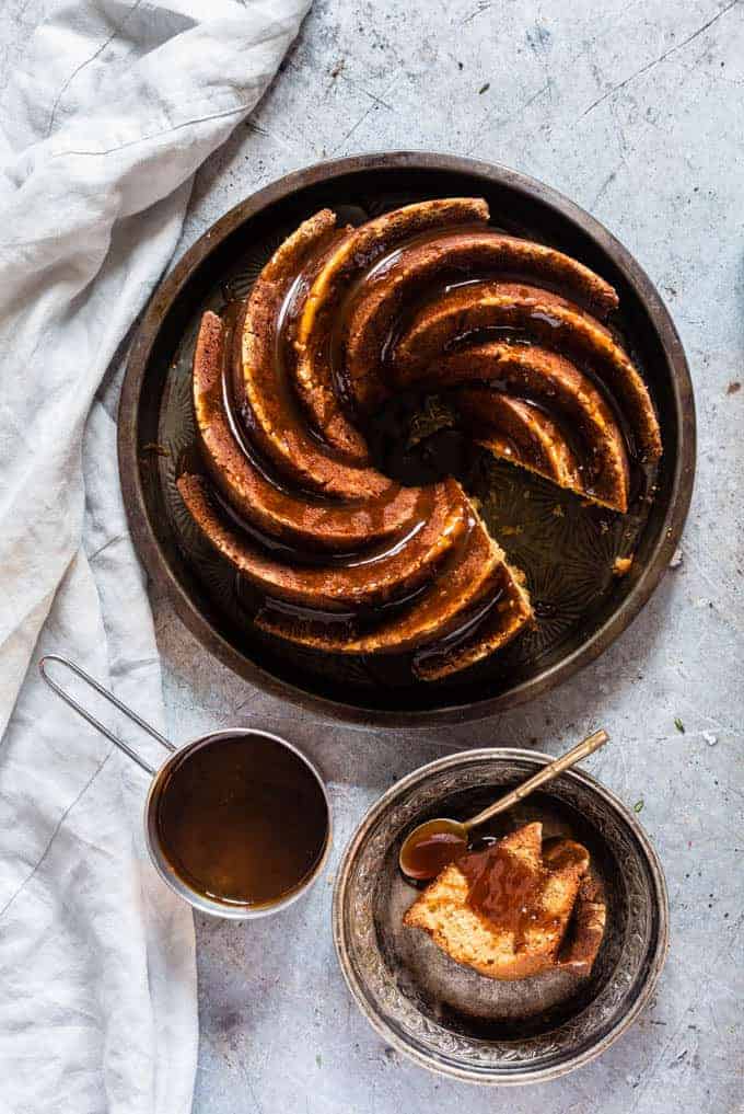 Orange Bundt Cake With Salted Whisky Caramel | Recipes From A Pantry