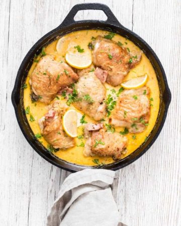 Baked Chicken and bacon In A Creamy Mustard Sauce | Recipes From A Pantry