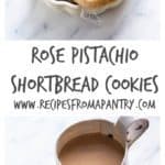 Rose Pistachio Cookies Shortbread | Recipes From A Pantry