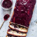 This orange blossom blueberry loaf cake with a blueberry glaze recipe is so easy. Great for Mother’s day, Easter and special occasions. | recipesfromapantry.com