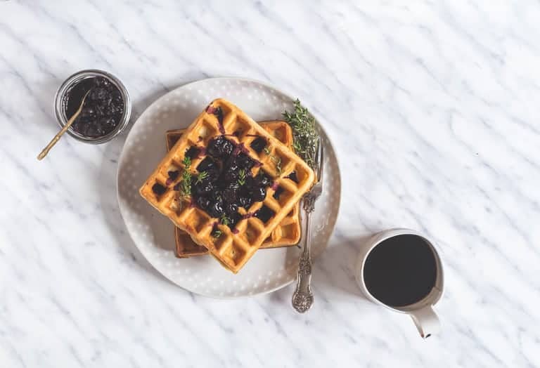 orange thyme waffles | Recipes From A Pantry