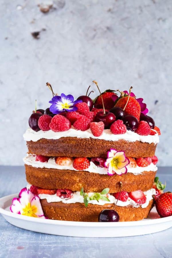 Berry, Orange Blossom And Elderflower Cake Recipes From A Pantry
