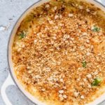 asparagus macaroni cheese - Comfort food alert - creamy asparagus macaroni cheese recipe with a crunchy golden breadcrumb topping. Asparagus mac and cheese | recipesfromapantry.com