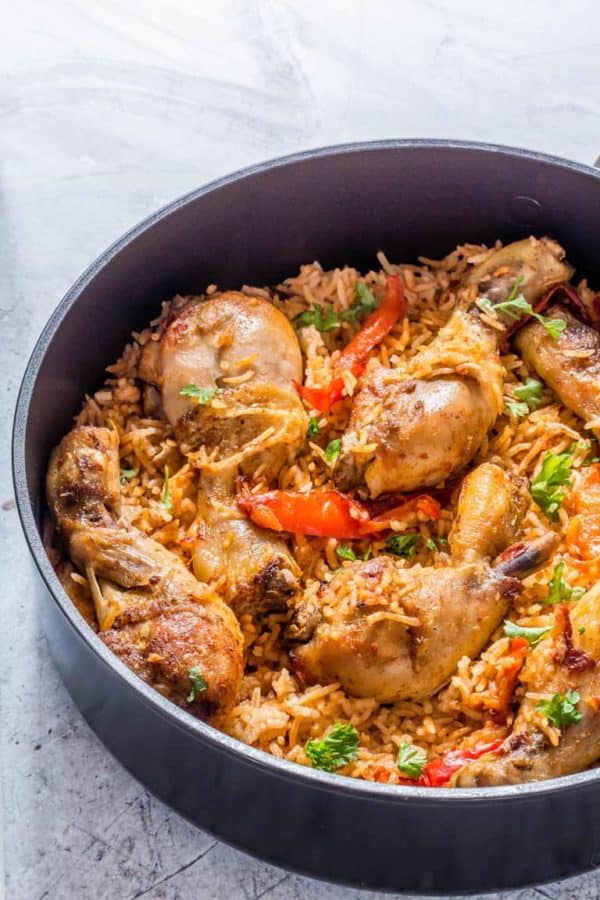 Chicken Jollof Rice African Recipe - Recipes From A Pantry