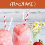 strawberry frose frozen rose