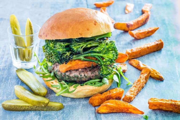 The herb loaded beef burgers are really tasty and packed full of flavour with parsley, coriander and basil and perfect for a BBQ. recipesfromapantry.com