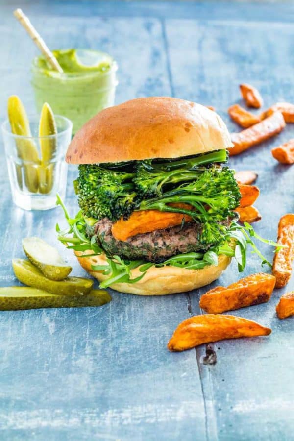 Herb Loaded Beef Burgers {GlutenFree, Keto & Paleo Option} Recipes