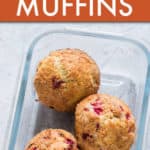 air fryer raspberry muffins