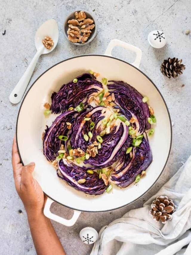 Roasted Red Cabbage Story
