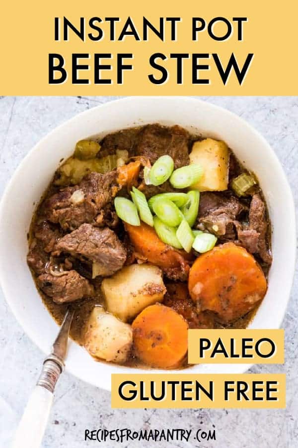 Instant pot beef stew
