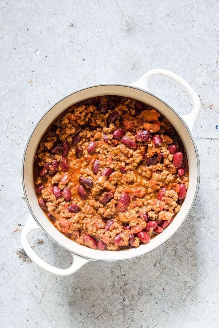 You will love this comforting, warming, and delicious Instant Pot Chilli (Instant Pot Chili). It's an easy Instant Pot recipe that's ready in just 25 mins! #instantpot #instantpotrecipes #instantpotchilli #instantpotchili #chilli #chili
