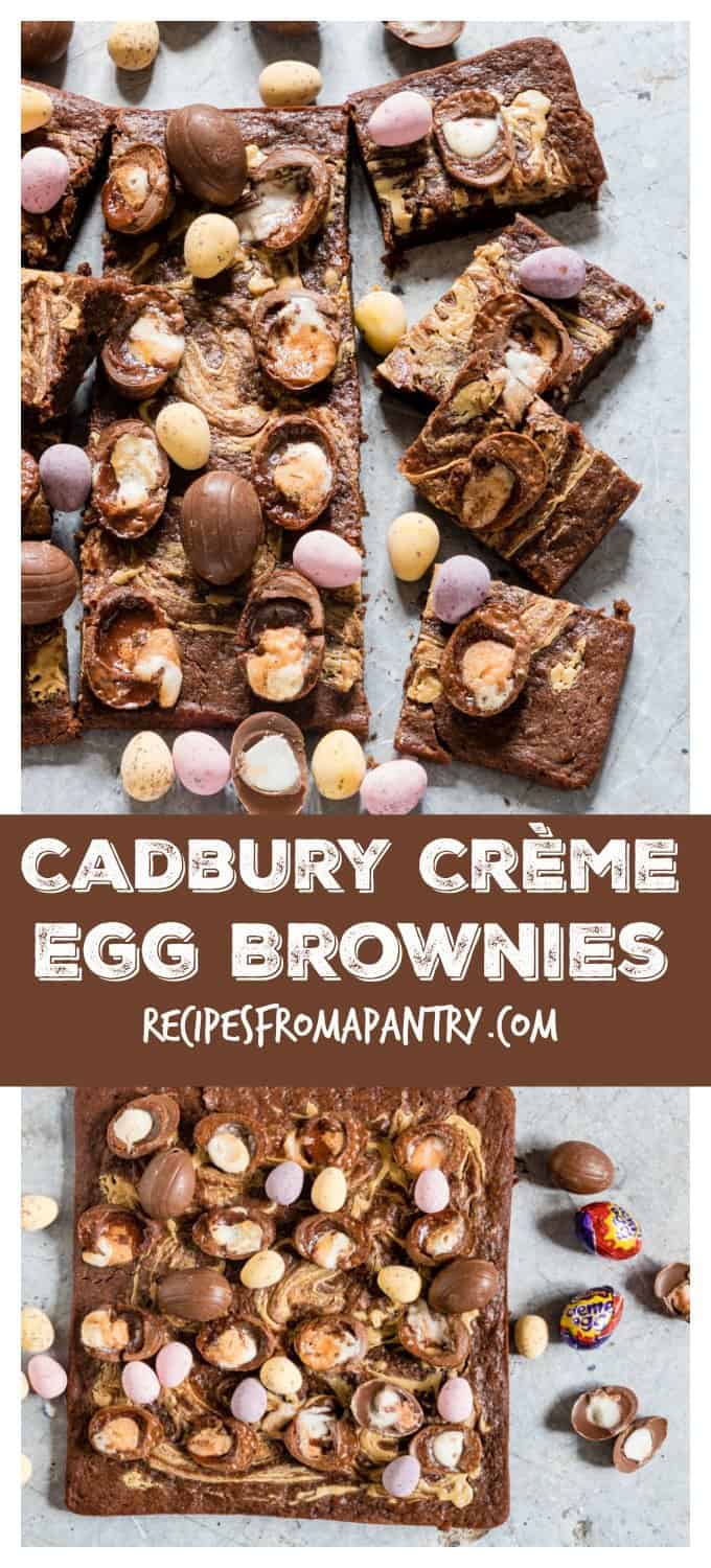 cadbury creme egg brownies