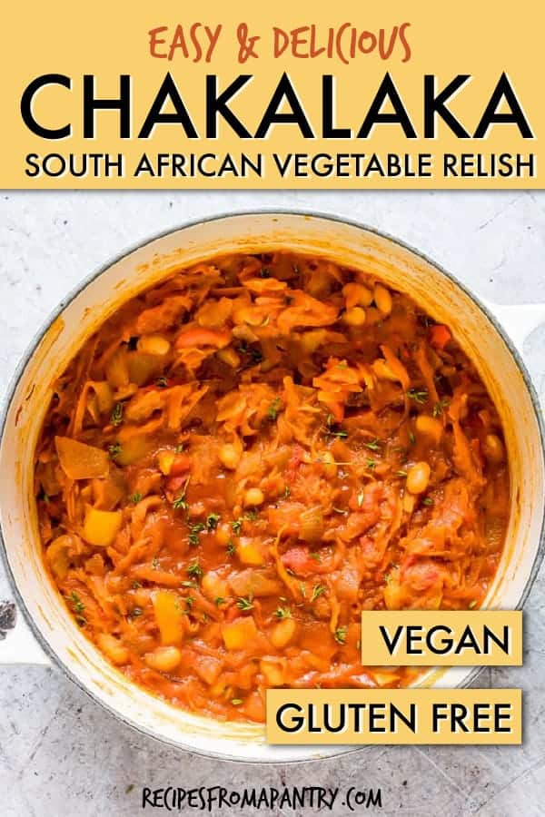 Chakalaka South African Vegetable Relish Vegan Gluten Free Recipes From A Pantry