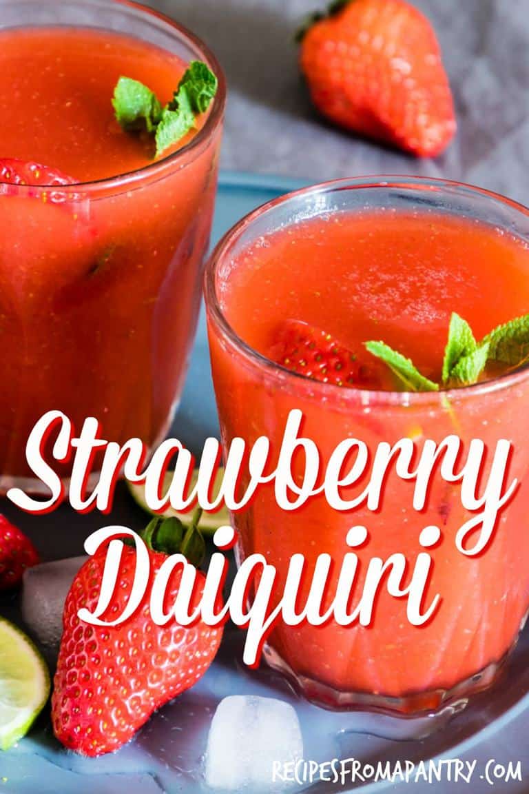 Strawberry Daiquiri {Frozen Daiquiri GlutenFree, Vegan} Recipes