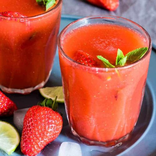 Strawberry Daiquiri {Frozen Daiquiri GlutenFree, Vegan} Recipes