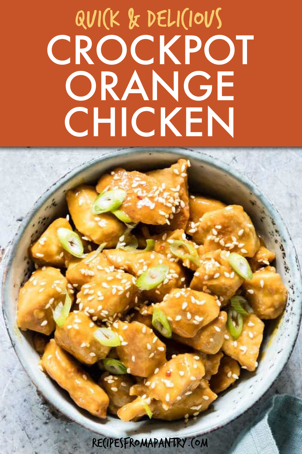 Crockpot Orange Chicken - Recipes From A Pantry