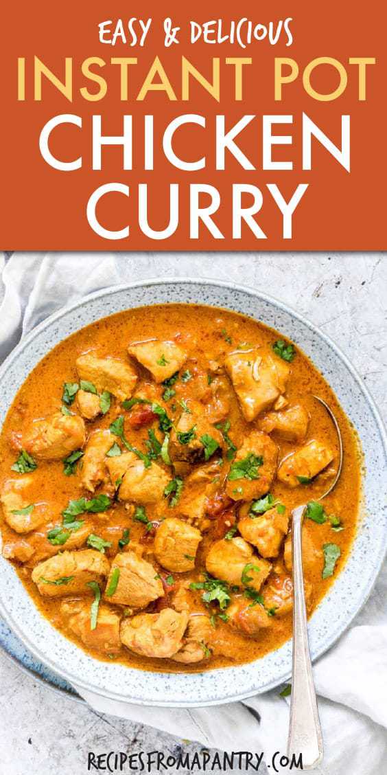 INSTANT POT CHICKEN CURRY